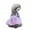 Purple, variant on CICRKHB Dog Dress Pet Dog Bottoming Rose Print Dress Clothes Cat Lace Breathable Dress Pet Supplies Grey