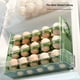 thumbnail image 4 of Caja de huevos de plástico para el hogar Bandeja de soporte de huevos reversible para puerta lateral del refrigerador Hugtrwg Para estrenar, 4 of 9
