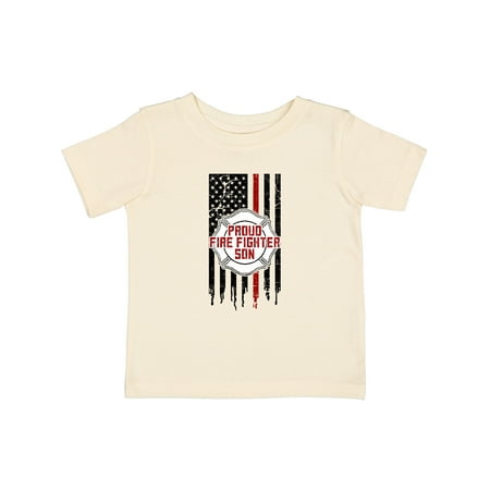 

Inktastic Proud Firefighter Son Gift Baby Boy T-Shirt