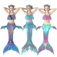 thumbnail image 1 of 3 Pcs Maillots de Bain pour Filles, 1 of 3