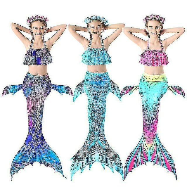 3pcs Girls Swimsuits For Swimming Costume