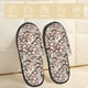 thumbnail image 2 of Fotbe Brown Sloth Pantuflas Peludas para Mujer con Estampado, Zapatillas de Peluche, Zapatos de Invierno para Casa, Uso Interior y Exterior-Medium, 2 of 8