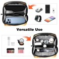 thumbnail image 6 of Shell Digital Bag Charger Case Cord Organizer for Travel Canvas Storage Box Small, 6 of 6