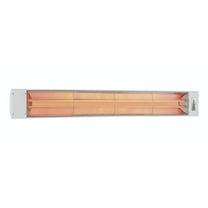 Eurofase Heating - 6000 Watt Electric Infrared Dual Element Heater-240 Voltage-White Finish-No Fascia Decorative Fascia