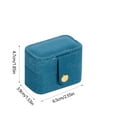 thumbnail image 4 of Pyaiiner High-End Mini Button Jewelry Box Travel Portable Jewelry Box Ring Jewelry Packaging Box Suitable For Placing Buttons Earrings Small Items Storage Boxes, 4 of 7