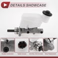 thumbnail image 4 of Unique Bargains Brake Master Cylinder With Reservoir No.4720152330 for Toyota Yaris 2007-2011 Hydraulic Master Cylinder Silver Tone,White Aluminum Alloy,Plastic 1 Pc, 4 of 7