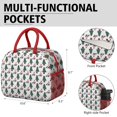 thumbnail image 6 of Womens White Christmas Santa and Tree Pattern Lunch Box for Work,Insulated Lunch Bag for Women,Loncheras Para Mujer,Leakproof Adult Lunch Bag for Work,Beach,Travel,Picnic,Camping, 6 of 7