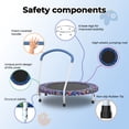 thumbnail image 6 of Mersco 36" Trampoline for Kids Indoor Trampoline with Handle for 2+ Years Kids Print, 6 of 8