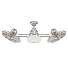 Brette Indoor Outdoor Ceiling Fan With Two 23w Led Light Strips 23 Inch Espresso Bronze