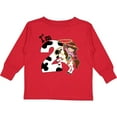 thumbnail image 3 of Inktastic I'm Two-cowgirl Riding Horse Birthday Girls Long Sleeve Toddler T-Shirt, 3 of 5