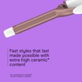 thumbnail image 4 of Conair Double Ceramic 3/4-Inch Curling Iron, Creates Tight Curls for All Hair Lengths, LED Screen, White, 4 of 10
