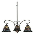 thumbnail image 2 of Meyda Tiffany 140351 Tiffany Peacock Feather 3 Light 30" Wide Chandelier - MultiColor, 2 of 2