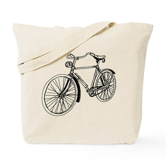CafePress - Bicycle Tote Bag - Unisex Canvas Tote Bag, Beige, 1-Piece