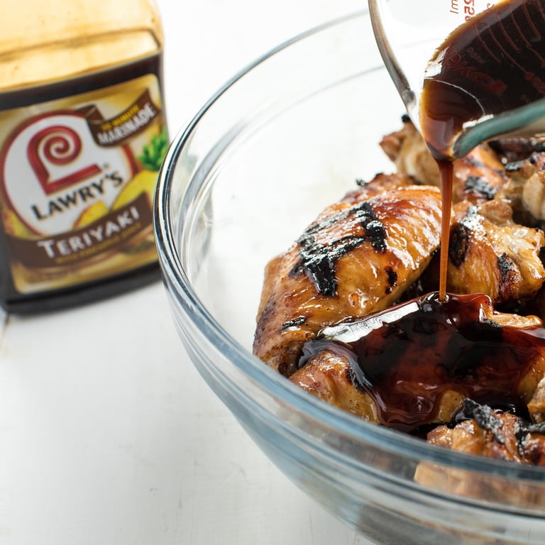 Lawry's Teriyaki With Pineapple Juice Marinade, 12 fl oz Bottle
