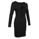 thumbnail image 1 of de tubo de cóctel ceñido al cuerpo larga con cordones para mujer S Colco  Vestido ajustado de mujer, 1 of 8