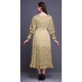 thumbnail image 4 of Bimba Robe Maxi à Volants Longue Bohème Renaissance en Coton à Smocks pour Femme - Xxx-Grand, 4 of 5