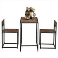 thumbnail image 2 of Wulawindy Elm Wood Simple Breakfast Table And Chair Three-Piece [90x47x75.5cm], 2 of 7