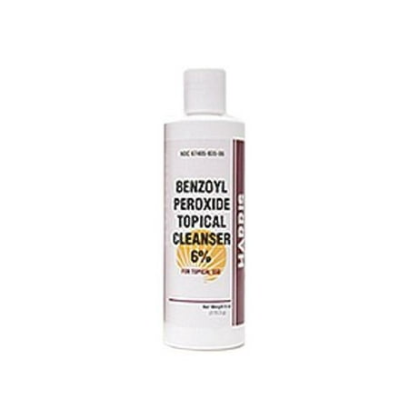 Harris Benzoyl Peroxide 6% Topical Cleanser Acne Medication 6