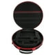 thumbnail image 3 of Bolsa de almacenamiento de anillos de fitness EVA negra y roja, bolso de mano de viaje portátil tipo mensajero para Switch, 3 of 5