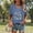 Blue, variant on Womens T Shirts Loose Fit Short Sleeve Loose Fit Giraffe Print Tee Crewneck Top Tshirts