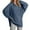 Blue, variant on Cute Sweatshirts for Women Women's Solid Color Sweatshirt A Fashionable And Casual Solid Color Hooded Top With A Short Front And Long Back