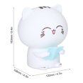 thumbnail image 4 of Luz nocturna Zhivalor LED de Silicona forma de gatito rosa, 4 of 8
