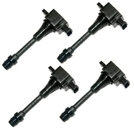 Set of 4 Brand New Compatible Ignition Coil UF-351 UF-548 C1397 5C1394 for 2002-2006 NISSAN SENTRA ALTIMA 1.8L L4 22448-6N000 22448-6N002 22448-6N012