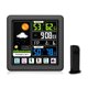 thumbnail image 2 of Bearachild Estación meteorológica digital inalámbrica con sensor exterior Pantalla táctil Reloj de cabecera Termómetro Temperatura del Accesorios para electrodomésticos Negro, 2 of 6