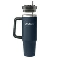 thumbnail image 6 of Outdoors Professional 40-oz. Stainless Steel Double-Walled Insulated Tumbler with Straw (Navy Blue), 6 of 9