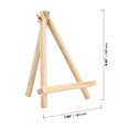 thumbnail image 2 of ZOENHOU 16 Pack 9 Inch Tall Wood Easels, Small Wood Tripod Easel, Wooden Easel Stands for Canvas, Photos, Crafts, 2 of 6