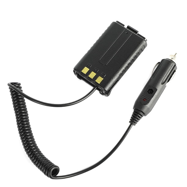 Cargador De Vehículo Para Coche, Eliminador De Batería, Cargador De Walkie Talkie, Adaptador De Batería, Eliminador De Radio Para Coche Yuarrent EL011258-00
