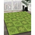 thumbnail image 3 of Ahgly Tapis Rectangulaire Lavable en Machine Intérieur Transitionnel Vert Pistache, 5 Pieds x 7 Pieds, 3 of 7