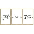 thumbnail image 5 of Set of 3 Framed Sweet Dreams 16x24in3pcs Natural Sign Wall Decor Above Bed Rustic Farmhouse Large Plaque for Master Room Guest Room Bedroom Wall Art, 5 of 7