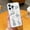 white rabbit, variant on (Hollow with Shiny Paper) for iPhone 14 13 12 11 Pro Max Cute Case XR XS 14 Plus Max,Sparkling Glitter Gradient Bling Girls Women Cover (White Butterfly,for iPhone 12)