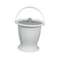 thumbnail image 4 of TOOYFUL Chamber Pot, Potty Urinal Bottle with Lid Handle, Bedside Urinal Portable Toilet Urinal Night Jug for Children Home Use White Without, 4 of 10