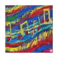 thumbnail image 1 of Sound Waves Fauvism - Canvas, 1 of 10