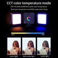 thumbnail image 2 of Mini lámpara de relleno recargable luz de cámara de mano luz de vídeo LED RGB para fotografía JShteea El nuevo, 2 of 9