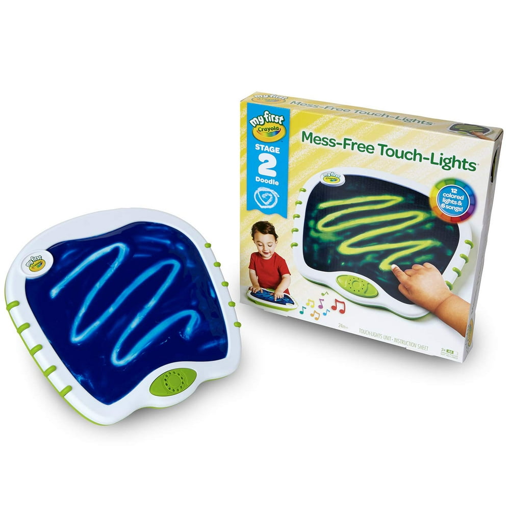 My First Crayola Touch Lights, Musical Doodle Board, Toddler Toy, Gift