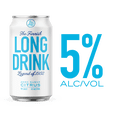 thumbnail image 3 of The Finnish Long Drink Zero Sugar Citrus Soda, 6 pack 355 ml Cans, ABV 5%, 3 of 8