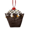 thumbnail image 2 of Roman 4" Cupcake with Cherry on Top Christmas Ornament - Brown, 2 of 6