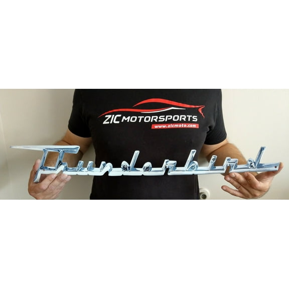 Thunderbird Script Flat Steel Sign