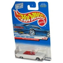 Hot Wheels 2000 First Editions 3/36 White 1964 Lincoln Continental Toy Car #063