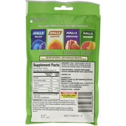 Halls Defense Vitamin C Drops Sugar Free Assorted Citrus 25 Each (Pack of 2)