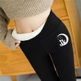 thumbnail image 2 of TAIAOJING Women's French Terry Sweatpant Winter Casual Cats Prints Leggings Elastic High Waist Thermal Capris Workout Thermal Trousers, 2 of 9