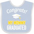 thumbnail image 3 of Inktastic Congrats My Mommy Graduated with Cap Boys or Girls Baby Bib, 3 of 4