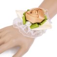 thumbnail image 4 of Ramillete de muñeca de imitación Zulema para decoración de boda color Blanco, 4 of 8