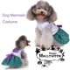 thumbnail image 4 of Disfraz de sirena para perro, disfraz de sirena morado y verde con tutú para cachorro, disfraz para perro, disfraces de Halloween, 4 of 5