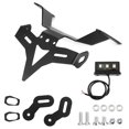 thumbnail image 2 of Akozon Motorcycle LED License Plate Frame  Aluminium Plate 5050 White Light Anodized  Protective Layr  Bracket License Plate Fit For  CB650R CBR650R 2019-2020, 2 of 8