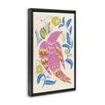 thumbnail image 3 of Stupell Industries Groovy Folk Love Bird Quotes and Sayings Painting Black Floater Framed Canvas Art Print Wall Art, 17 x 25, 3 of 9