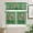 Footballdol7368, variant on Summer Ombre Green 3 PCS Kitchen Curtain Valance and Tiers Set, Rod Pocket Small Half Tier Valances Window Curtains Panel, Laundry Theme Wash Dry Fold Repeat 55"x36" (Set of 2 Tiers & Valance)